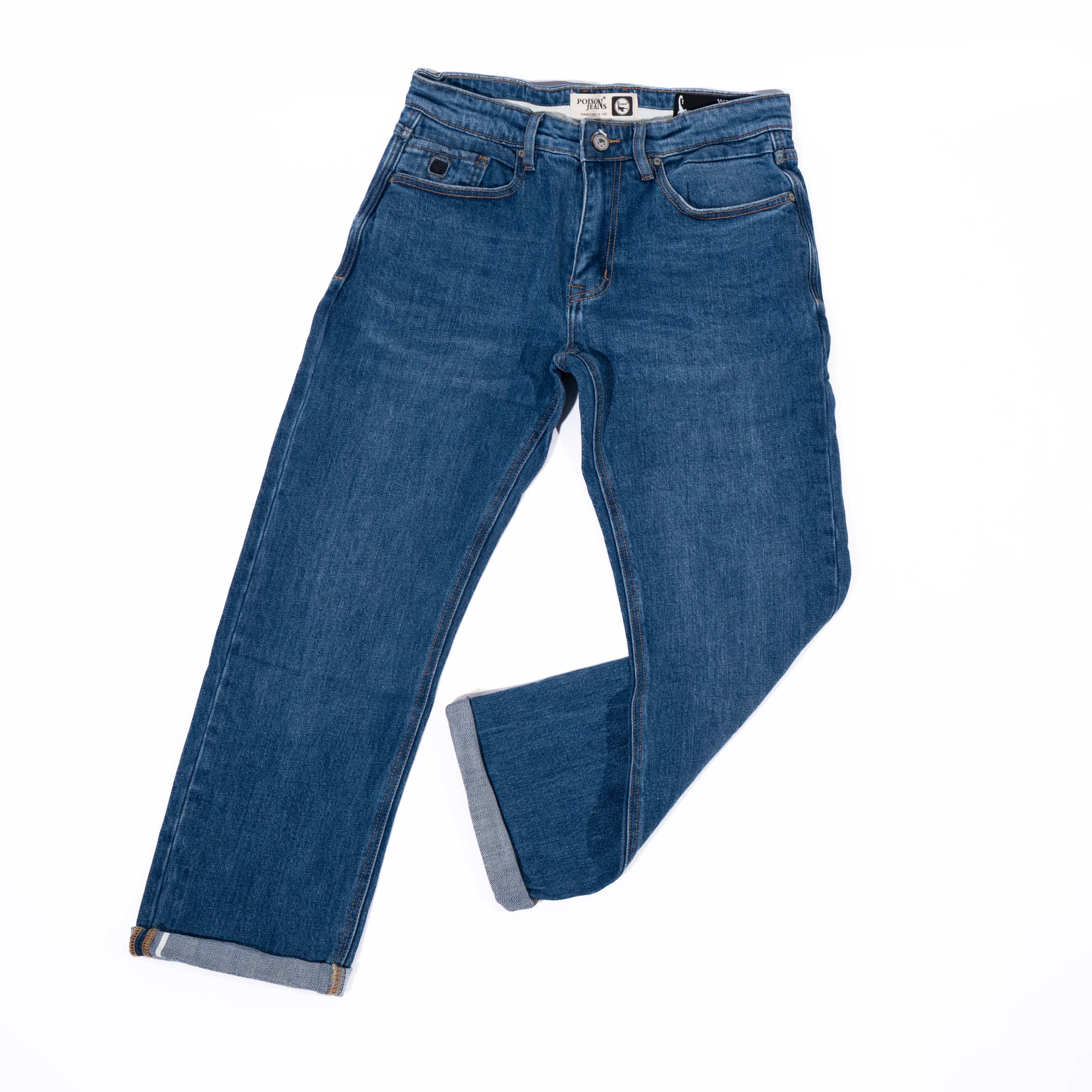 Dark Blue Skinny Fit Denim