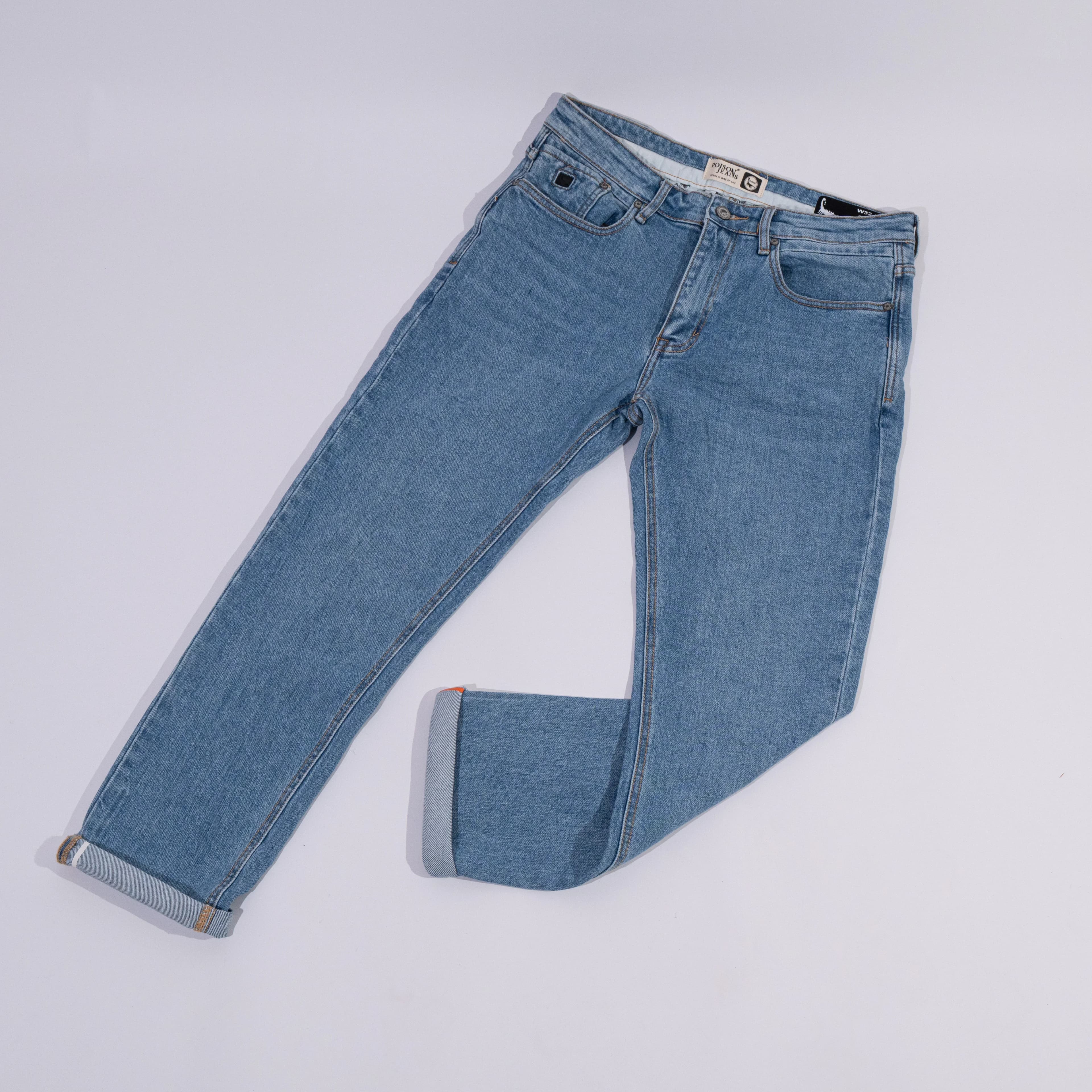 Light Blue Skinny Fit Denim